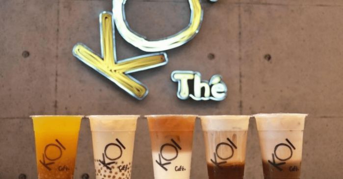 Logo trà sữa KOI Thé